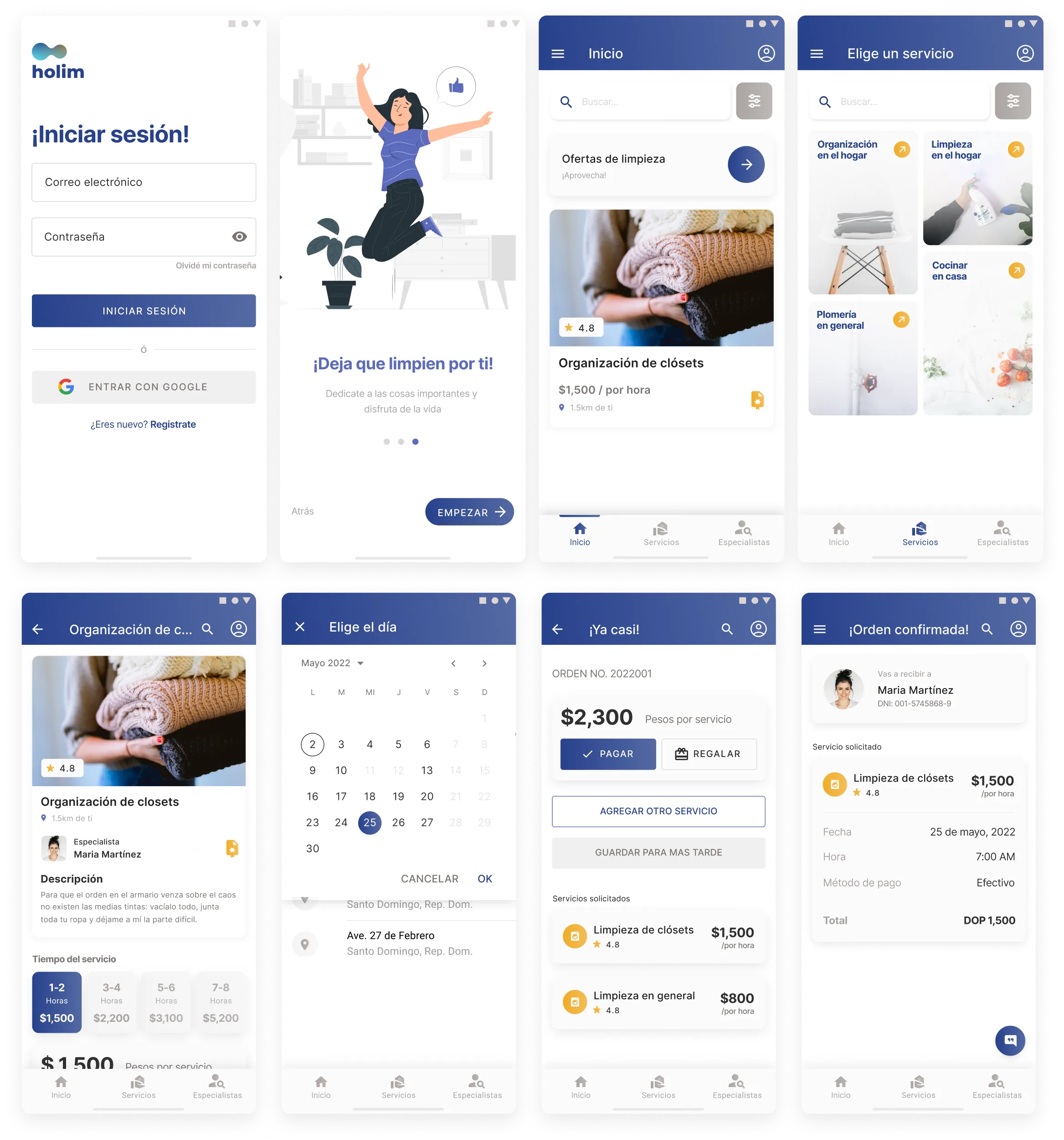 High-Fidelity Mockups